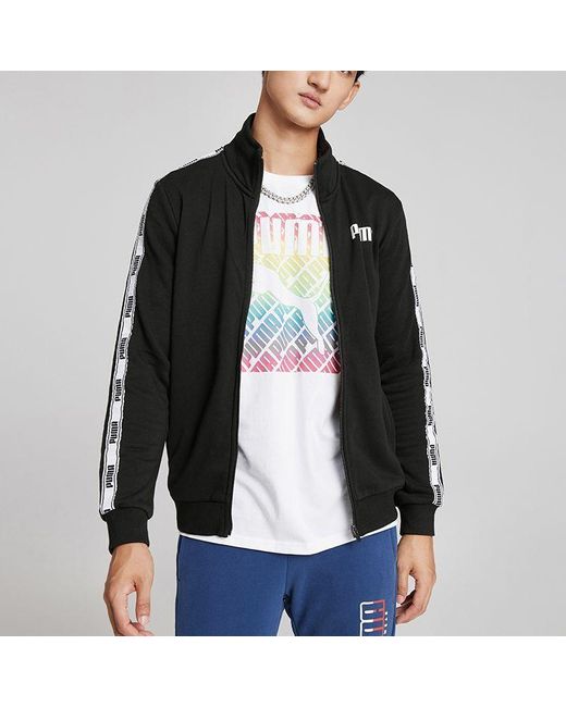 PUMA Black Full-Zip Jacket for men