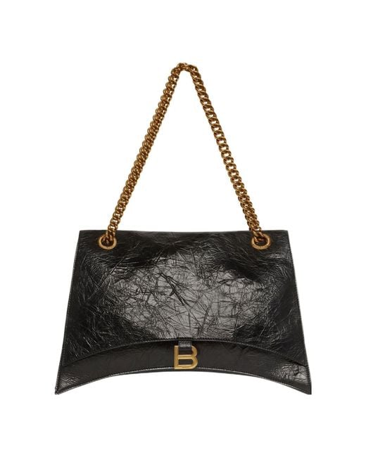 Balenciaga Black (Wmns) Crush Large Chain Bag