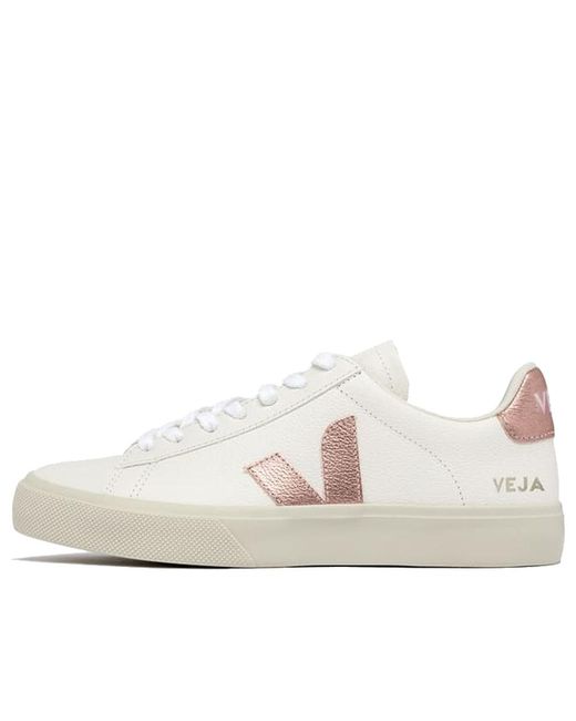 Veja Campo Chromefree Lace-up Sneakers 'white Pink' | Lyst