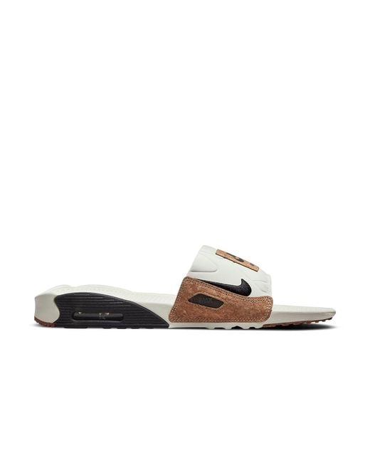 Nike Brown Air Max 90 Slide 'Cork' for men