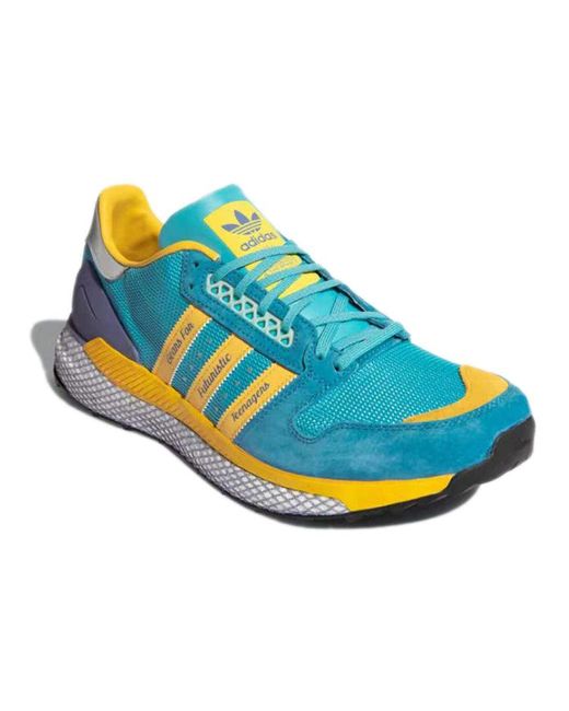 Adidas Blue Human Made X Questar 'Light Aqua' for men