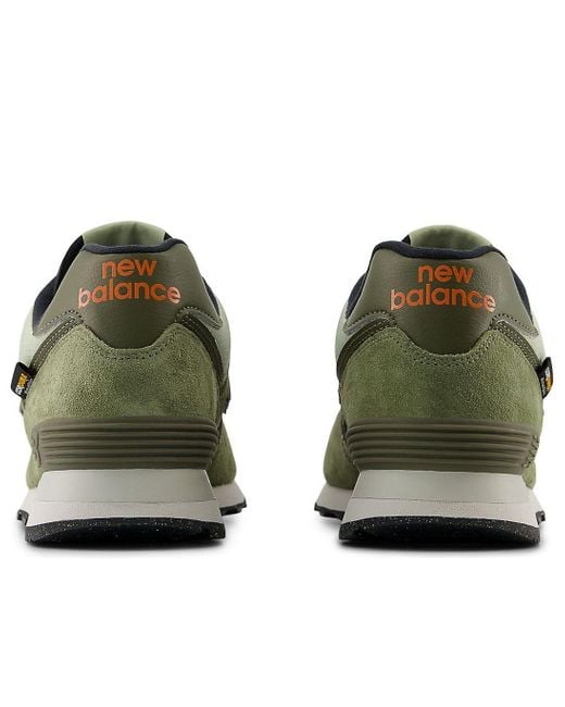 New Balance Green 574 'Cordura Dark Olivine' for men