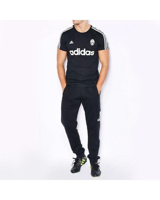 Adidas Black Logo Training Fleece Lined Stay Warm Sports Knit Long Pants for men