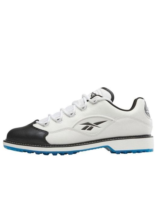 Reebok White Question Golf Toe' for men