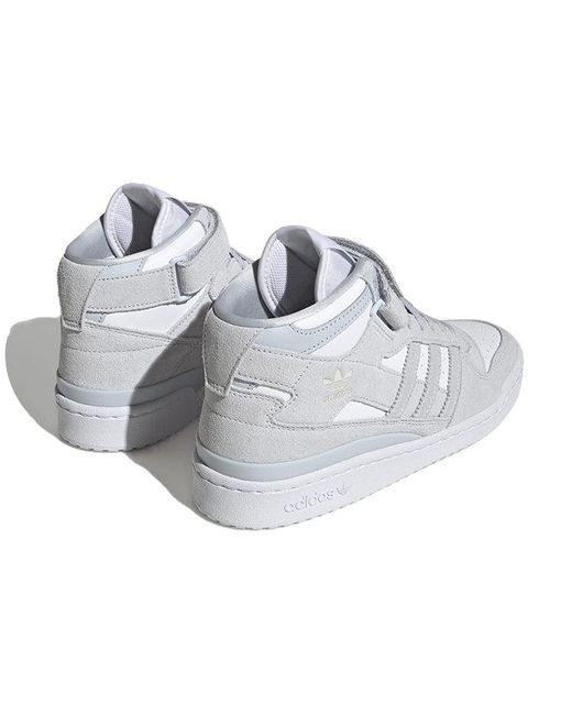 Adidas White (Wmns) Forum Mid Shoes 'Halo'
