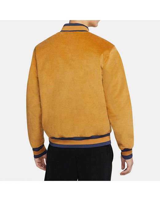 Nike Yellow Corduroy Skateboard Sports Jacket for men