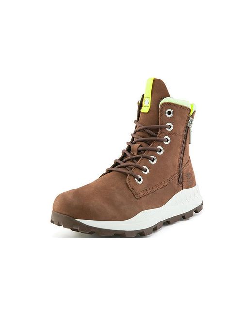 Timberland Brown Brooklyn Side Zip Boot 'Dark' for men