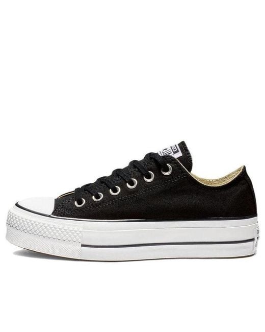 Converse Black (Wmns) Chuck Taylor All Star Lift Platform Canvas Ox