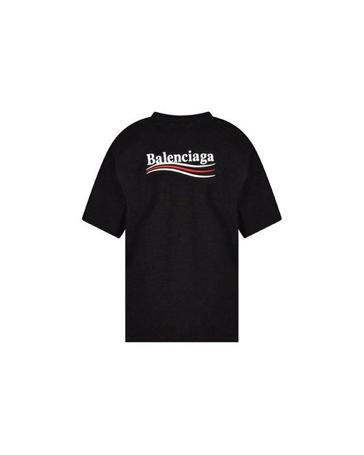 Balenciaga Black Political Campaign T-Shirt Large Fit for men