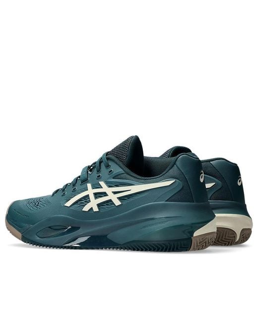 Asics Blue Gel-Resolution X Clay 'Saxon Birch' for men
