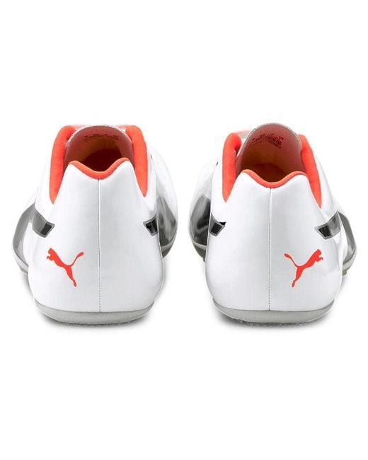 PUMA White Evospeed Sprint for men