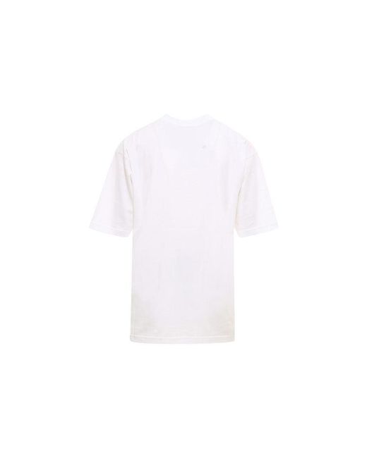 Balenciaga White Gym Wear Loose Short Sleeve for men