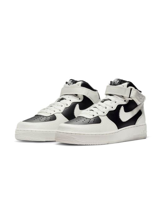 Nike Black (Wmns) Air Force 1 Mid '07 'Every 1'