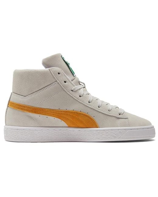 PUMA White Suede Mid 21 Mineral'