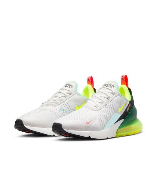Nike White Air Max 270 'Vast Hot Lava' for men