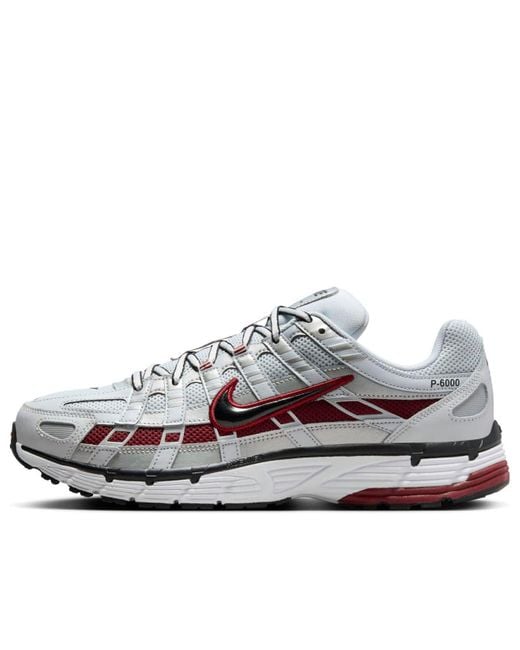 Nike White P-6000 'Pure Platinum Dark' for men