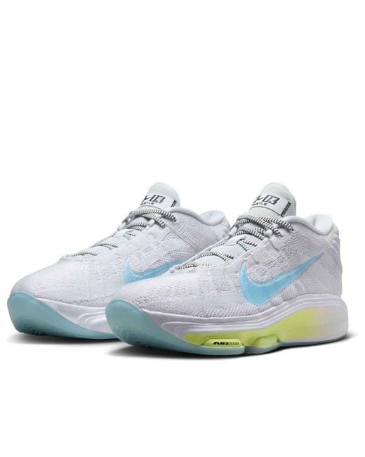 Nike Blue Air Zoom Gt Hustle 3 Ep 'Pure Platinum Glacier' for men