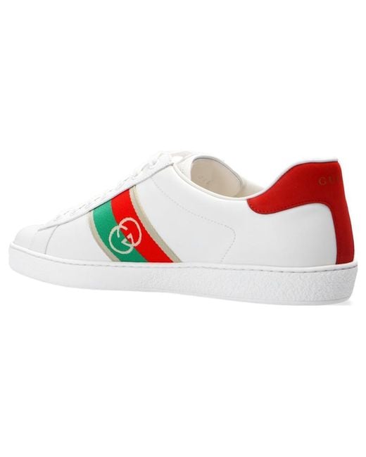 Gucci White Ace 'Interlocking G for men