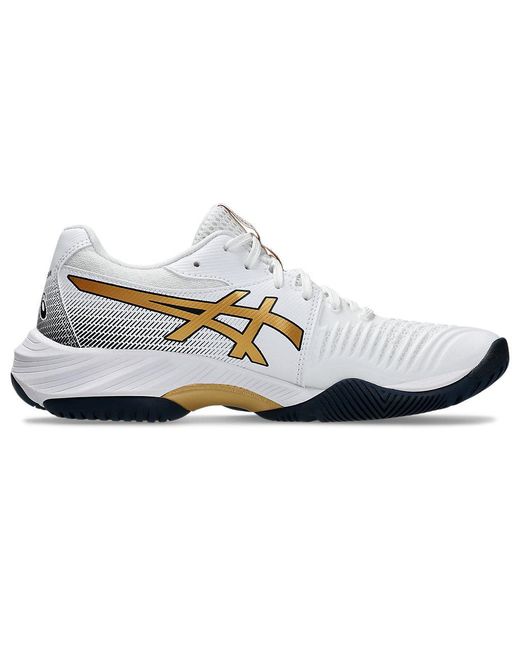 Asics White (Wmns) Netburner Ballistic Ff 3 Pure'