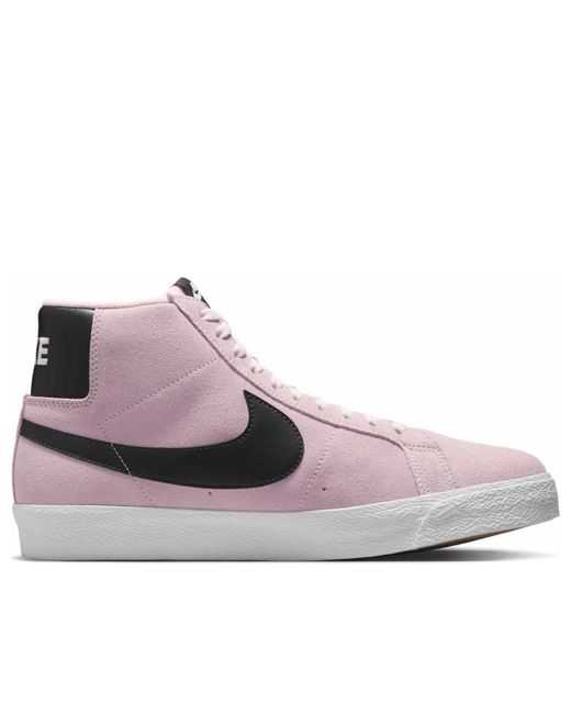 Nike Purple Sb Zoom Blazer Mid Foam Gum' for men