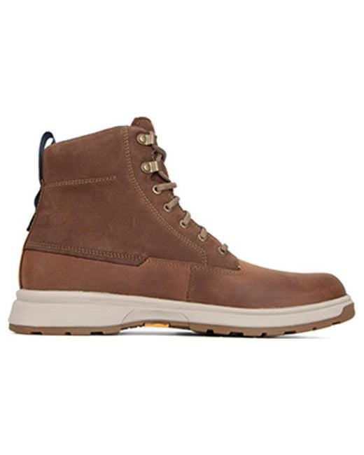 Timberland Brown Atwells Ave Waterproof Boots 'Ruse Full Grain' for men