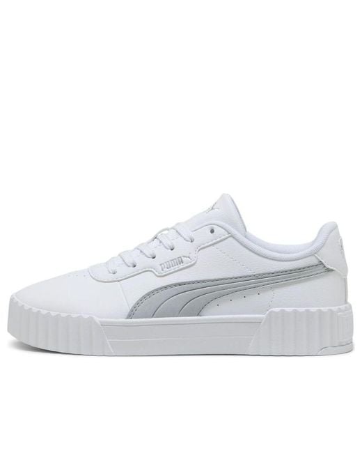 PUMA White (Wmns) Carina 3.0 Aqua Metallics