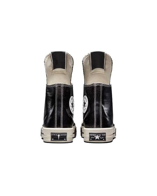 Converse Black Rick Owens X Turbodrk Chuck 70 High Lacquer' for men