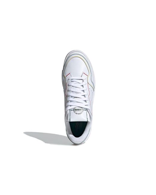 Adidas White Supercourt 'Cloud' for men
