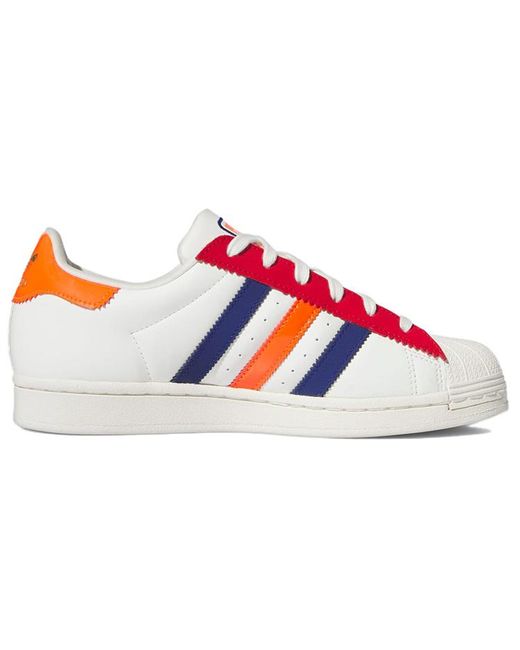 Adidas Blue Originals Superstar 'Off Better Scarlet Solar'