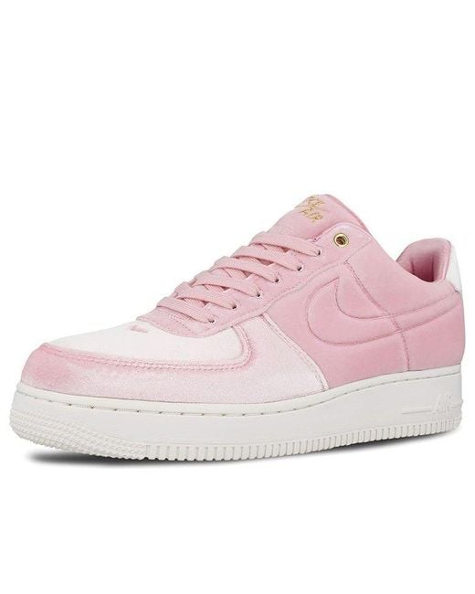 Nike Pink Air Force 1 Low '07 Premium Velour' for men
