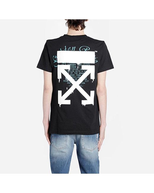 Off-White c/o Virgil Abloh Black C/O Virgil Abloh Fibonacci Dripping Arrows Slim for men