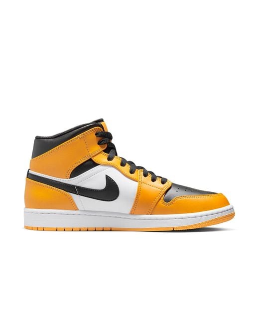 Nike Yellow 1 Mid 'Reverse Toe' for men