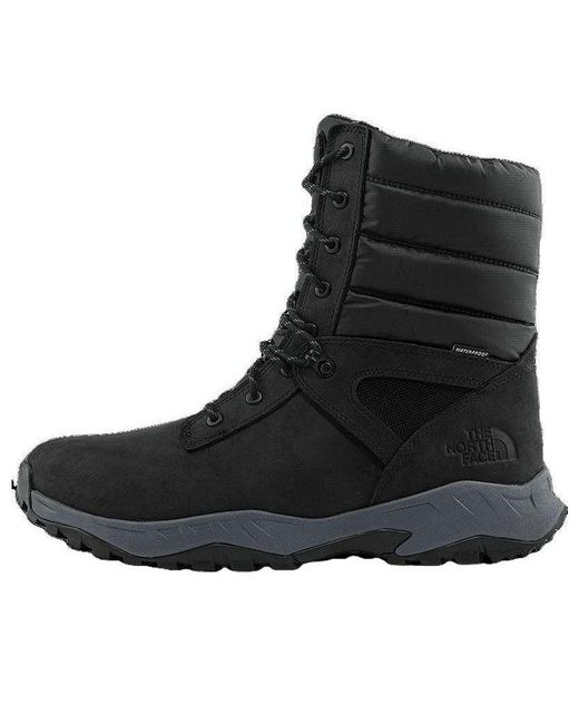 The North Face Black Thermoball Zip-up Boots for men