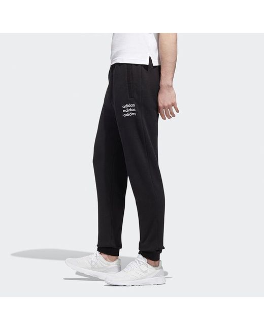 Adidas Black Neo M C Tp Bundle Feet Sports Long Pants for men