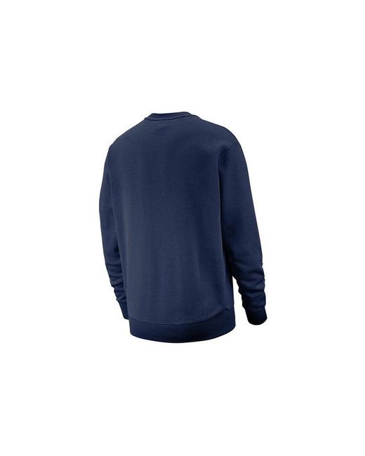 Nike Blue Sportswear Casual Sports Round Neck Pullover for men