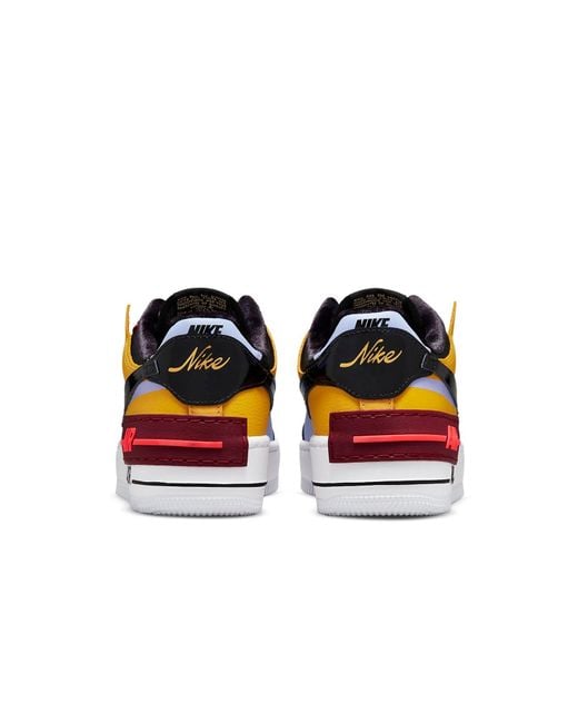 Nike Blue (Wmns) Air Force 1 Shadow 'Dark Sulfur'