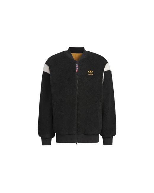Adidas Black Originals X Feifei Ruan Reversible Sherpa Bomber Asia Sizing for men