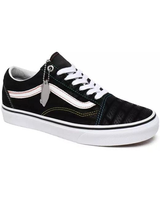 Vans Black Emboss Old Skool Shoes for men
