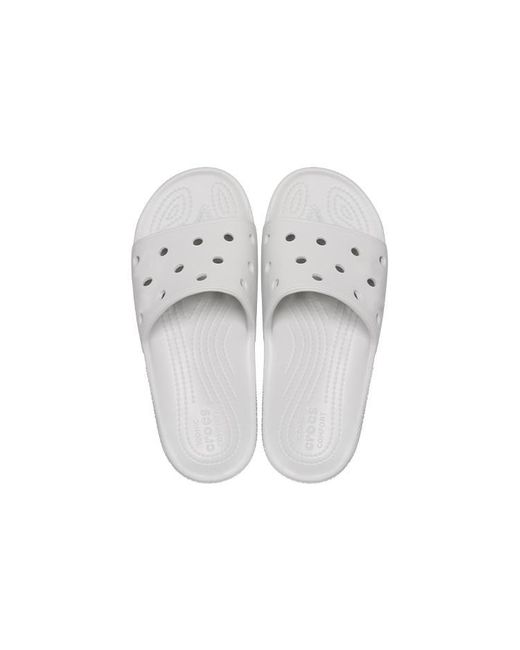 CROCSTM White Classic Slide for men
