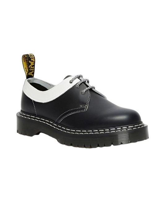 Dr. Martens Brown 1461Bex Smooth Contrast Leather Oxford Shoes for men