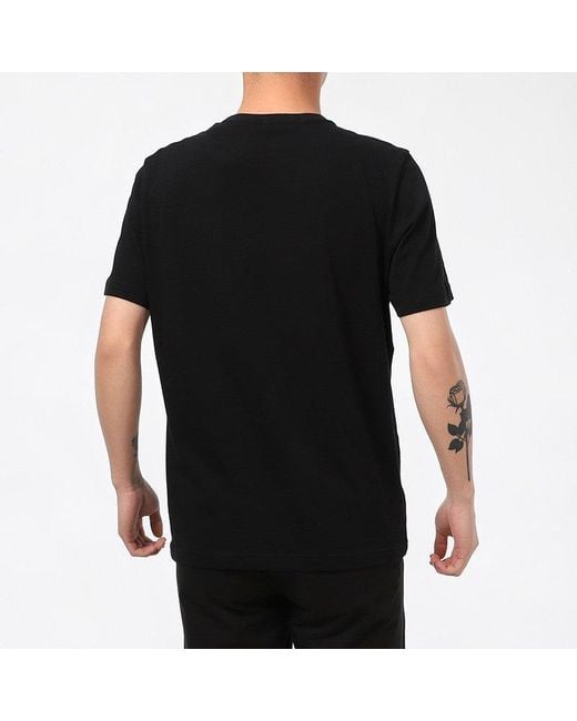 PUMA Black Polyester T-Shirt for men