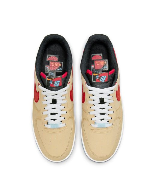 Nike Red Air Force 1 '07 Lv8 'Satellite' for men