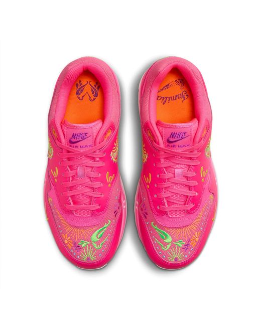 Nike Pink Air Max 1 Premium 'Da De Muertos' for men