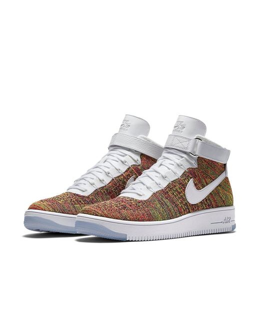 Nike Brown Air Force 1 Ultra Flyknit 'Multi-Color' for men