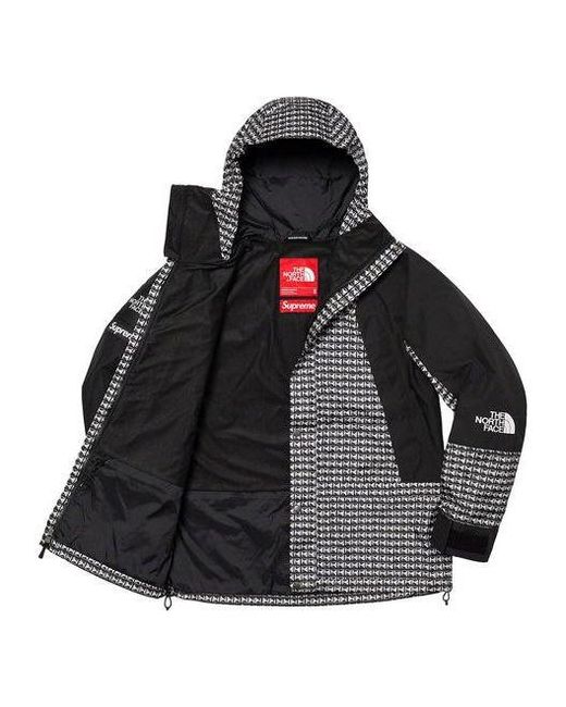 Supreme Black X The North Face Studded Mountain Light Jacket for men