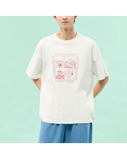 Converse White Sensory Graphic T-Shirt for men