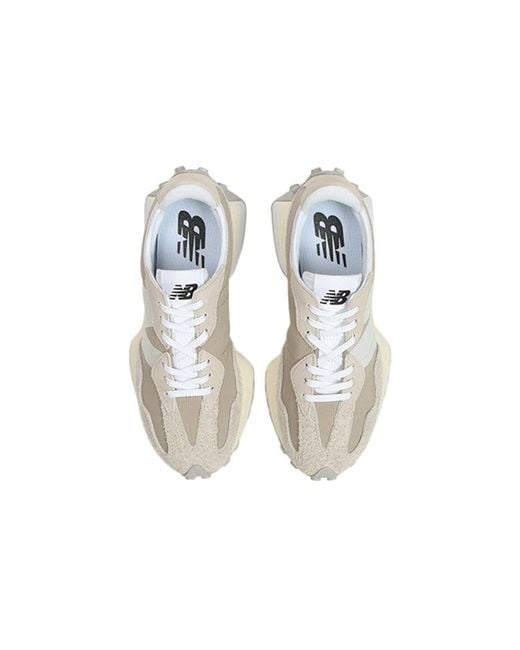 New Balance White (Wmns) 327 'Timberwolf Aluminum'