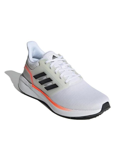 Adidas White Eq19 Run Shoes Solar' for men