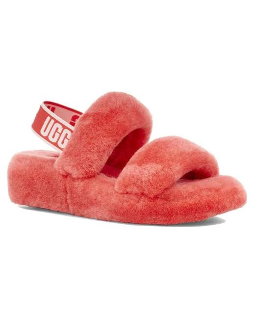 Ugg Red (Wmns) Oh Yeah Thick Sole Sandals