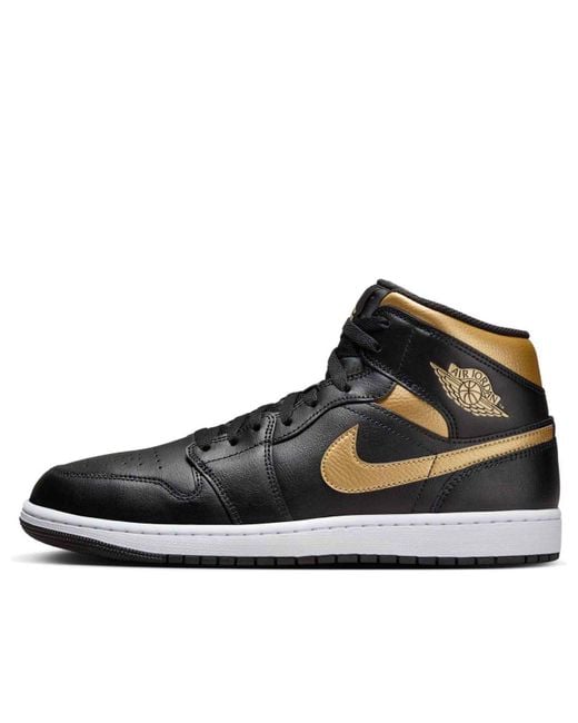 Nike Black Air 1 Mid Metallic' Dq8426-071 for men